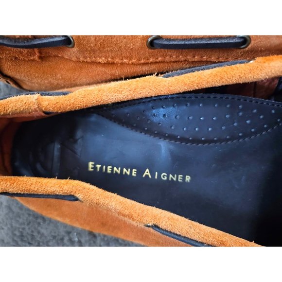 Etienne Aigner loafers Suede Tan size‎ 11M (B1609L3600) - Picture 2 of 12